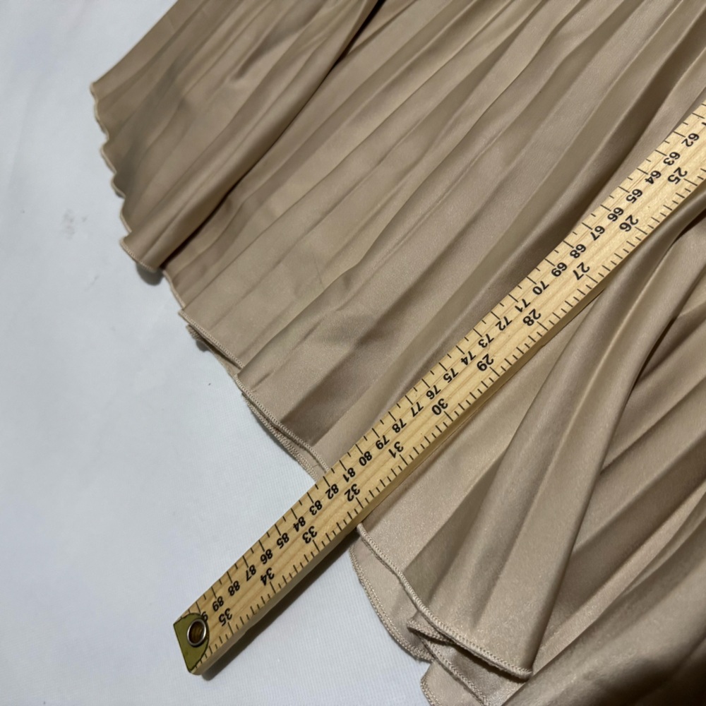 Dainty Jewells Twirling In Tinsel Gold Champagne Modest Tiered Skirt‎ Size XS - Picture 5 of 5